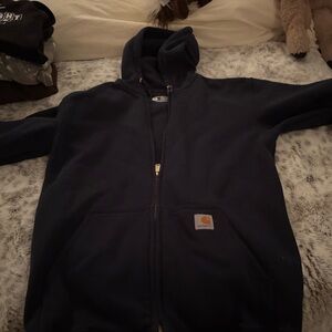 Navy carhartt zip up